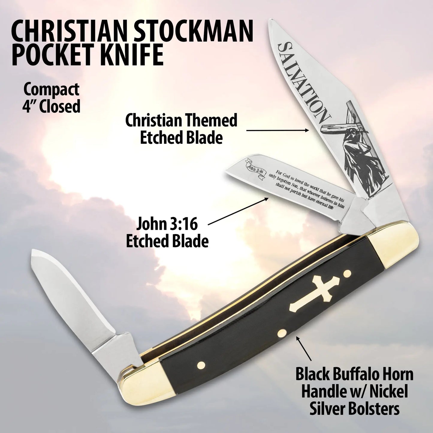 Salvation Stockman Pocket Knife
