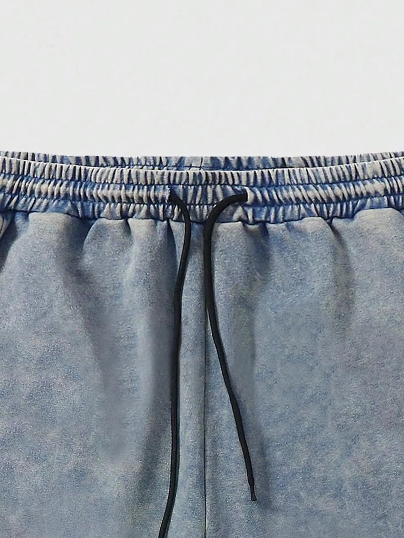 Men'S Cross Print Wash Shorts, Loose Casual Fashion Graphic Shorts for Summer, Men'S Bottoms for Daily Wear, Letter Patched Shorts