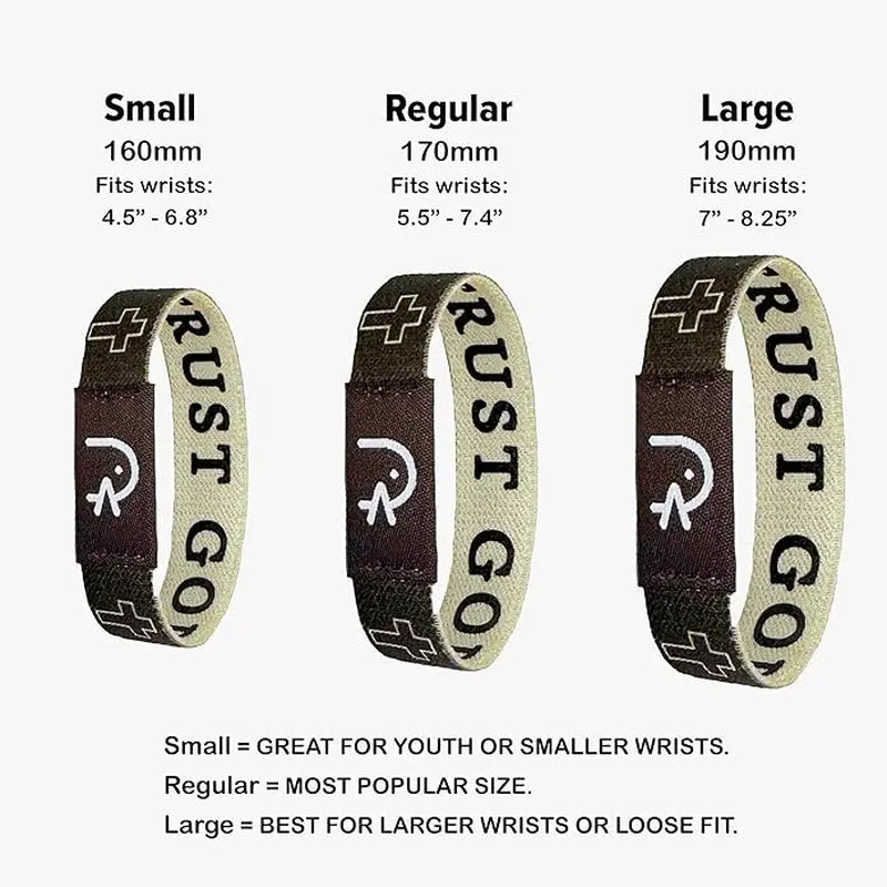 Bible Verse Bracelet 4 Pack, Christian Gift for Women & Men, Waterproof Durable Reversible Design