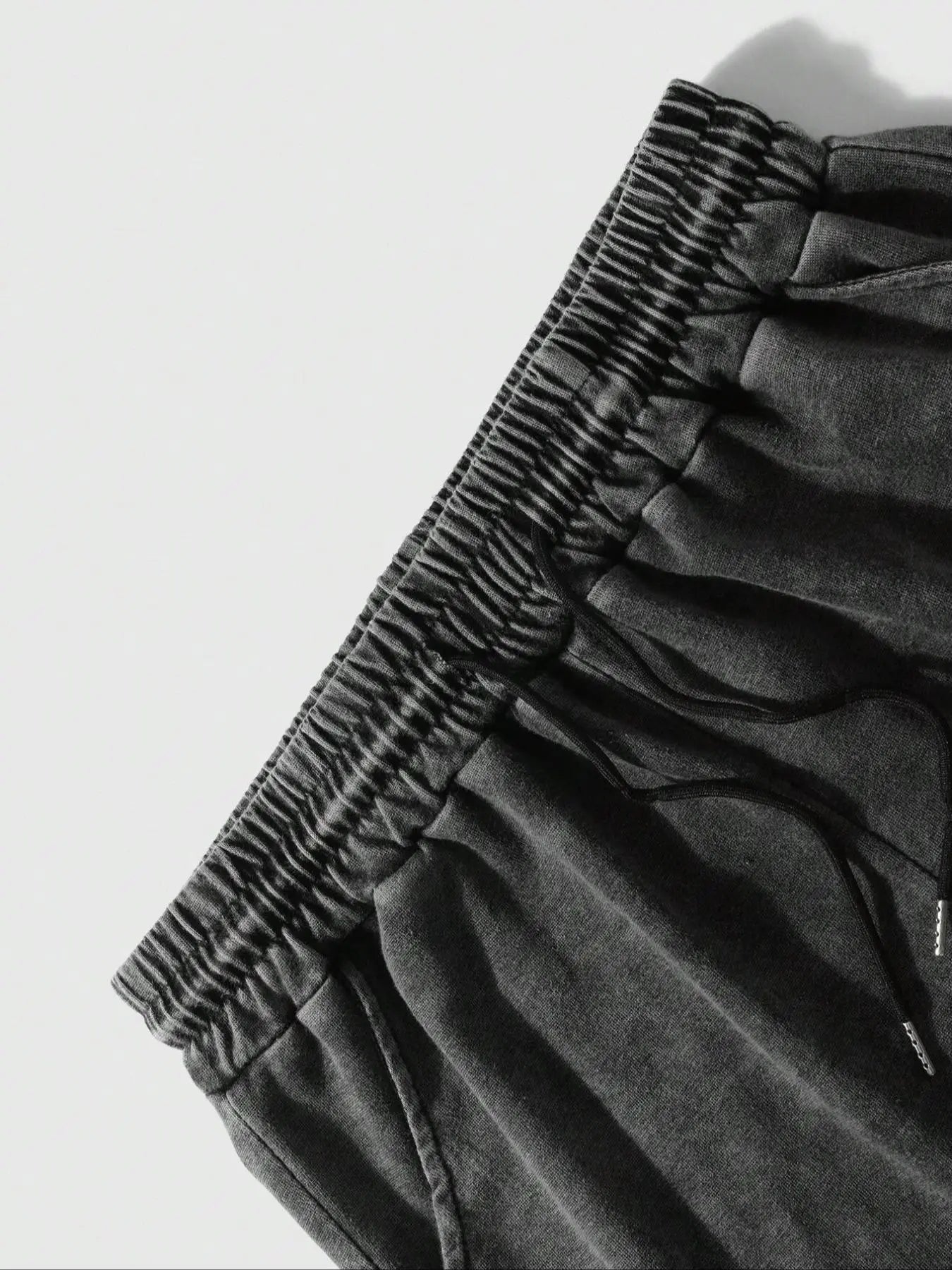 Men'S Cross Print Wash Shorts, Loose Casual Fashion Graphic Shorts for Summer, Men'S Bottoms for Daily Wear, Letter Patched Shorts